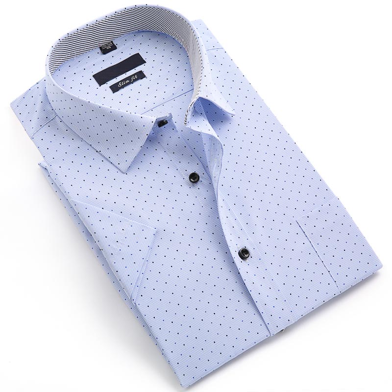 Men Short Sleeve Business Shirt