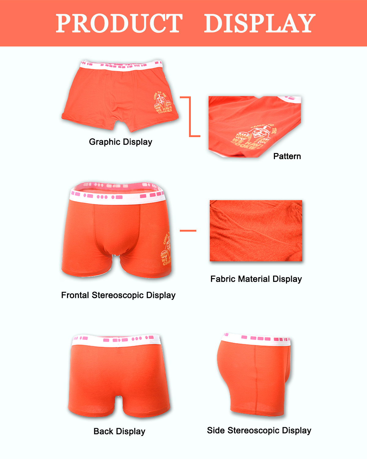 Men Panties Boxer Briefs