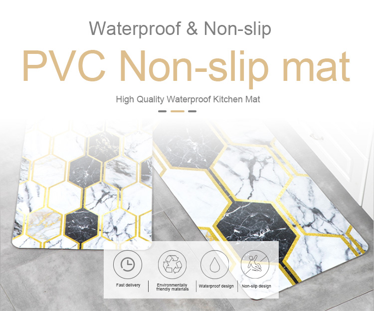 PVC Kitchen Printed Floor Mats
