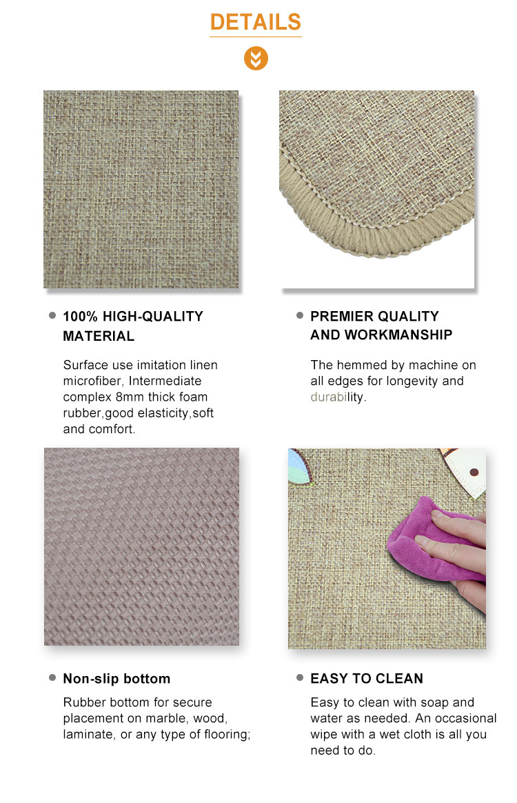 Anti Fatigue Non-slip Square Door Mat