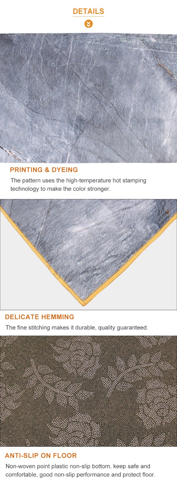 Soft Thick Flannel Carpets Mat