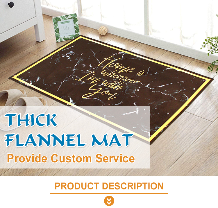 Anti-slip carpet Flannel Mats