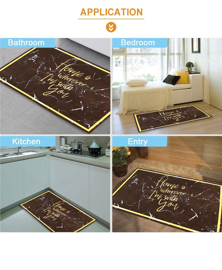 Anti-slip carpet Flannel Mats