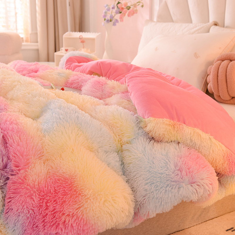 Faux Fur Fluffy Comforter