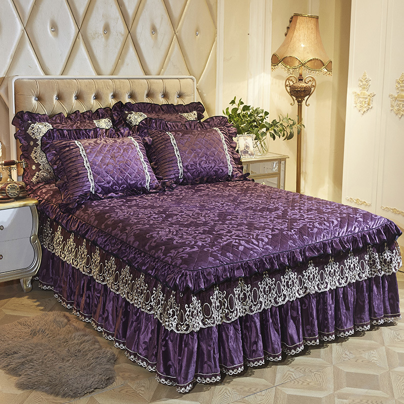 Modern Bed Skirt Cover Set Bedding