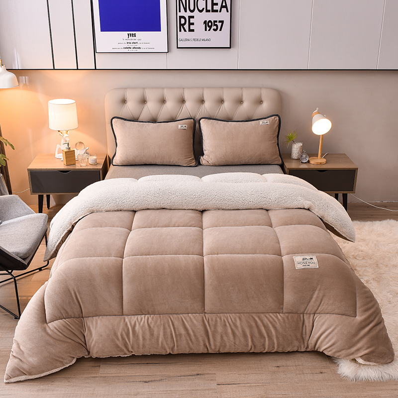Comforter Sherpa Bed Set Quilt