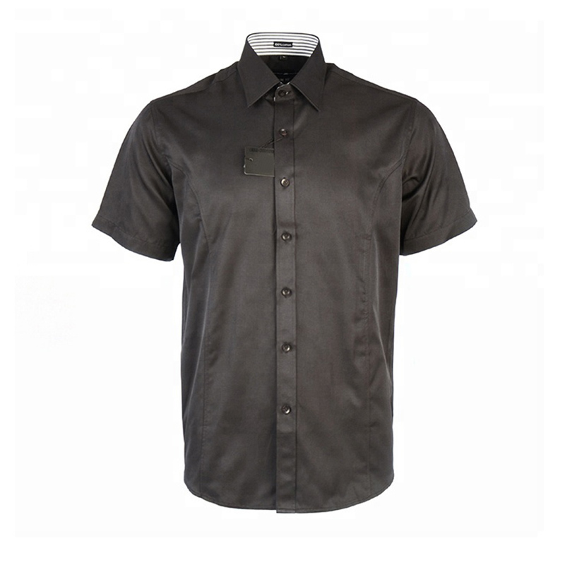 Men Tailored Fit Short Sleeve Shirt