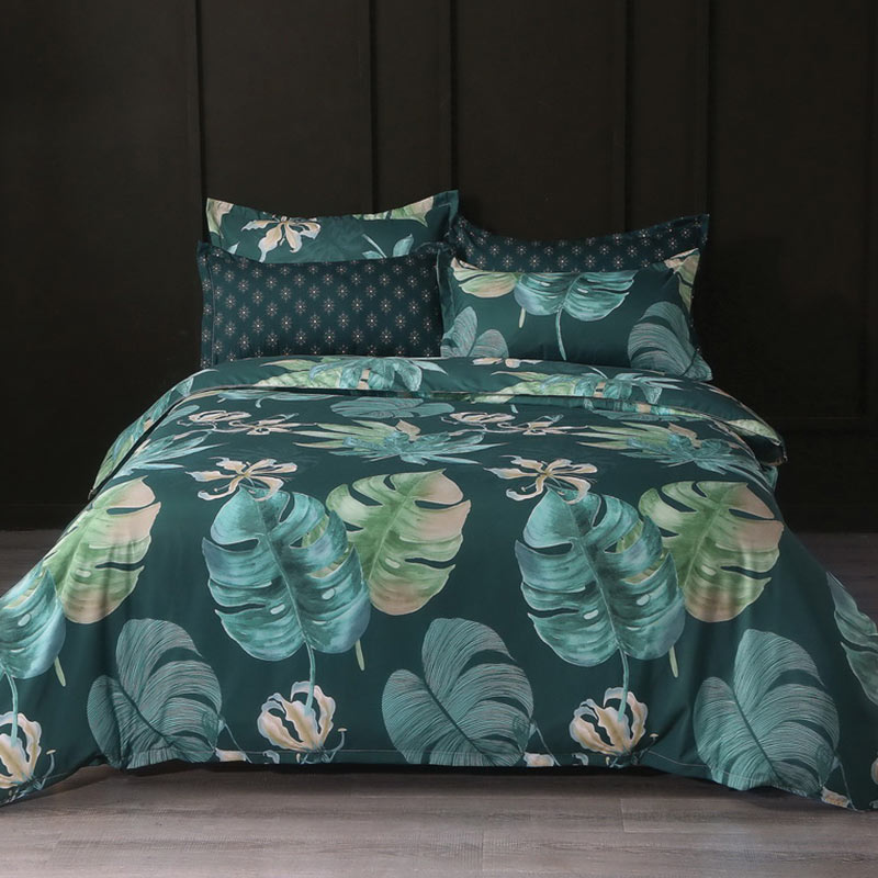 Plant Pattern Comforter Set 