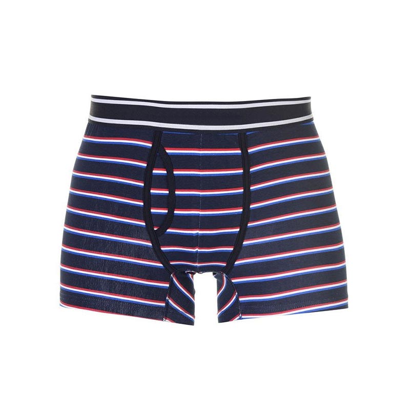 Men Striped Boxer Briefs