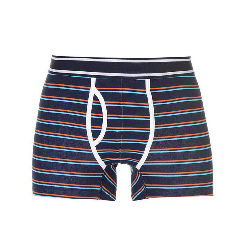 Men Striped Boxer Briefs