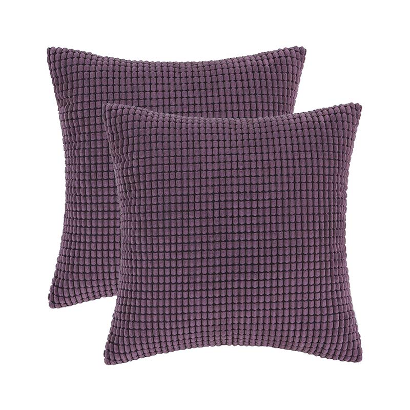 Corduroy Striped Cushion Cover