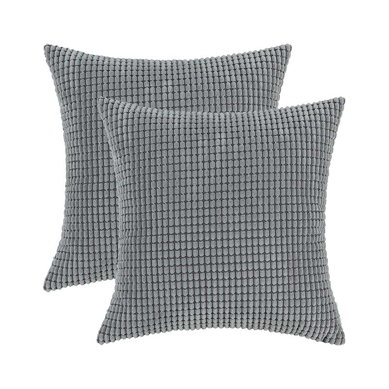 Corduroy Striped Cushion Cover