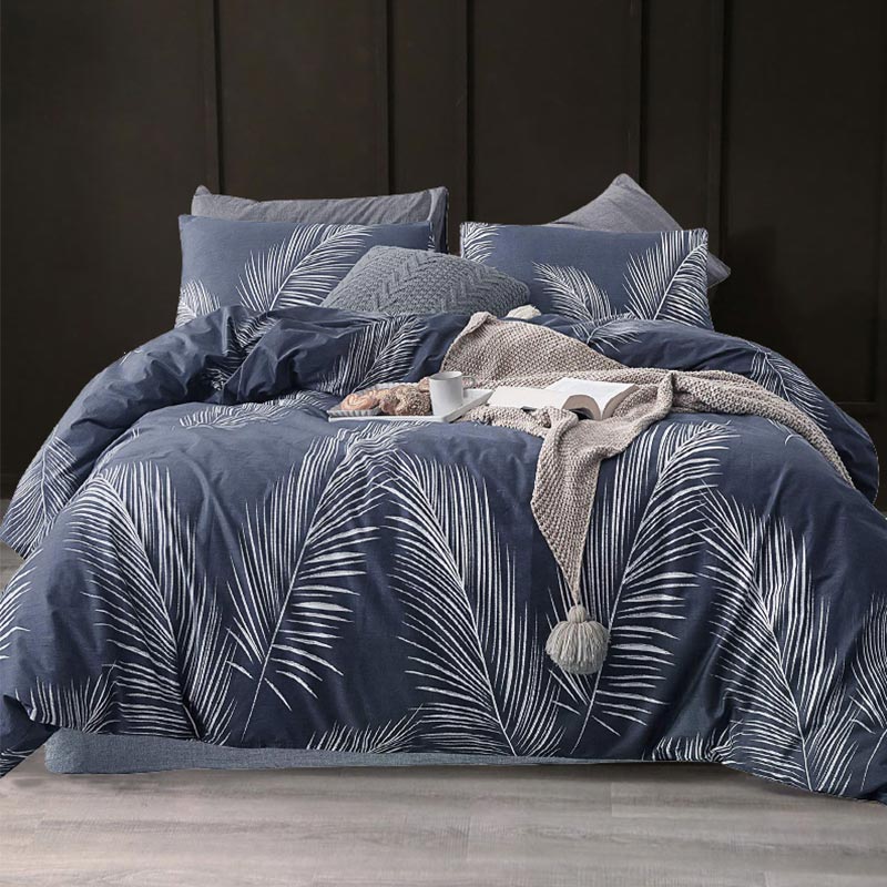 Leaf Print Bedding Set 