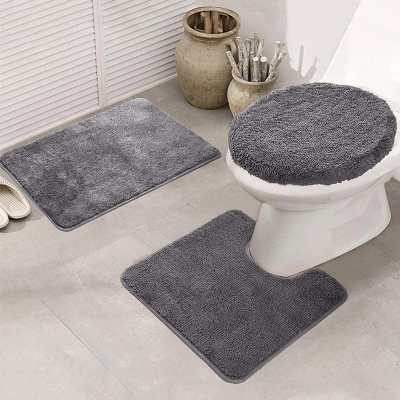 Bathroom Rug Set 3 Pieces 