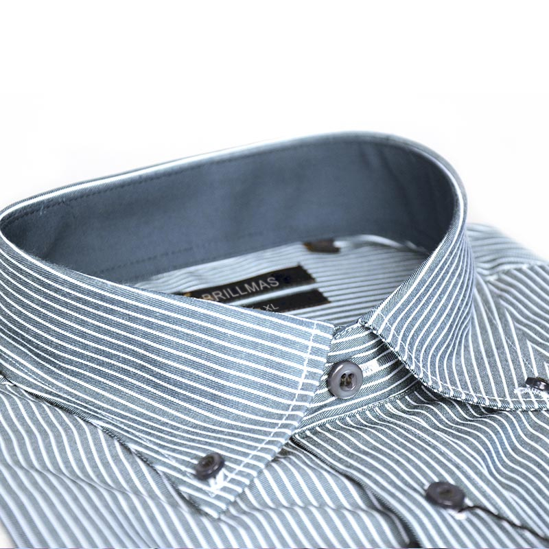 BRILLMAS Men Striped Plain Shirt