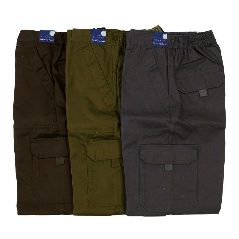 Men Cargo Trousers Working Pants 