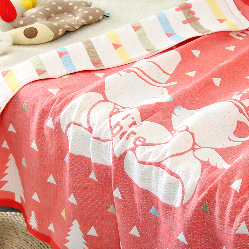 Muslin Quilted Baby Printing Blanket