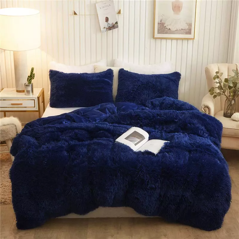 4pcs Micro Plush Bedding Set