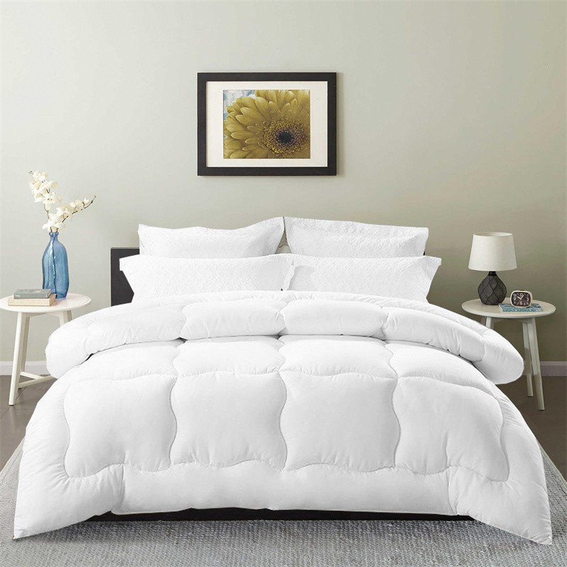 White Bed Comforter Queen Set