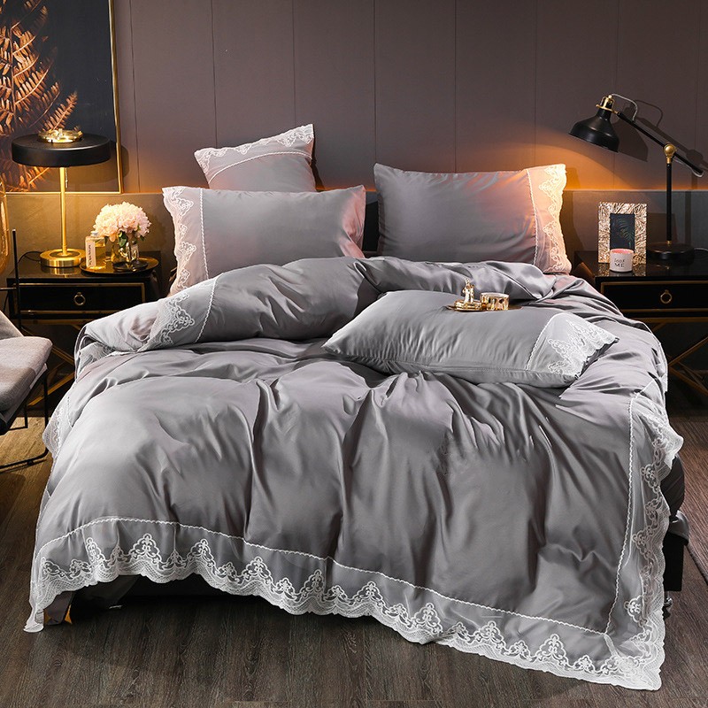 Luxury Lace King Bedding Set